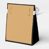 Chic Black and Gold Geburtstag Vielen Dank Geschenkschachtel (Rückseite)