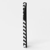 Chic Black and White Chevrons Muster Case-Mate iPhone Hülle (Hinten/Links)