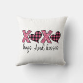 Chic Black and White Design Kissen (Rückseite)