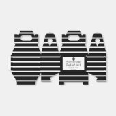 Chic Black and White Hangover Relief Kit Geschenkschachtel (Ungefaltet)