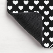 Chic Black and White Mousepad (Ecke)