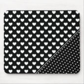 Chic Black and White Mousepad (Vorne)