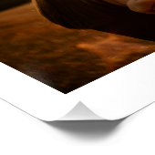 Chic Black and White Ornamental 4 Fotos Poster (Ecke)