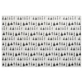 Chic Black and White Retro Mode Models Stoff (Fat Quarter (45,7 x 55,9 cm))