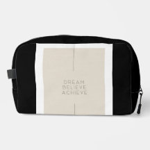 Chic Black Beige Manifest Ihr Text hier