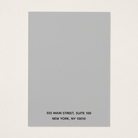 Chic Black Circle Motif Earring Display Card (Rückseite)