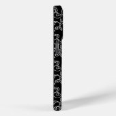 Chic Black Floral Jewel Butterfly Case-Mate iPhone Hülle (Rückseite / Rechts)