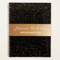 Chic Black Gold Glitzer 2024 wöchentlich