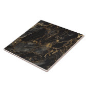 Chic Black Gold Marmor Keramik Tile Fliese (Seite)