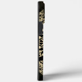 Chic Black Gold Monogram Mandala Girl Case-Mate iPhone Hülle (Rückseite / Rechts)