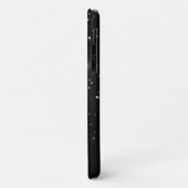 Chic Black Golden Ästhetik Case-Mate iPhone Hülle (Hinten/Links)