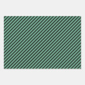 Chic Black Green Aquamarin Blue Circles Art Patter Geschenkpapier Set (Vorderseite 3)