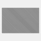 Chic Black Green Aquamarin Blue Circles Art Patter Geschenkpapier Set (Vorderseite 2)