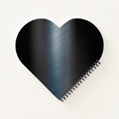 Chic Black Hot Pink Blue Tropfens Monogram Notizblock (Rückseite)