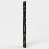 Chic Black Marmormuster Case-Mate iPhone Hülle (Hinten/Rechts)