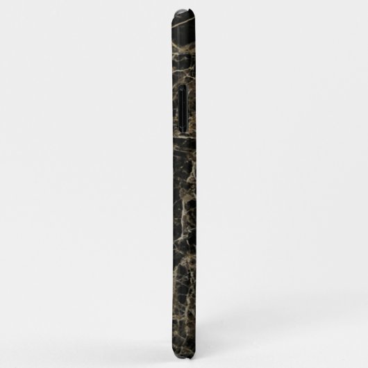 Chic Black Marmormuster Case-Mate iPhone Hülle (Hinten/Rechts)