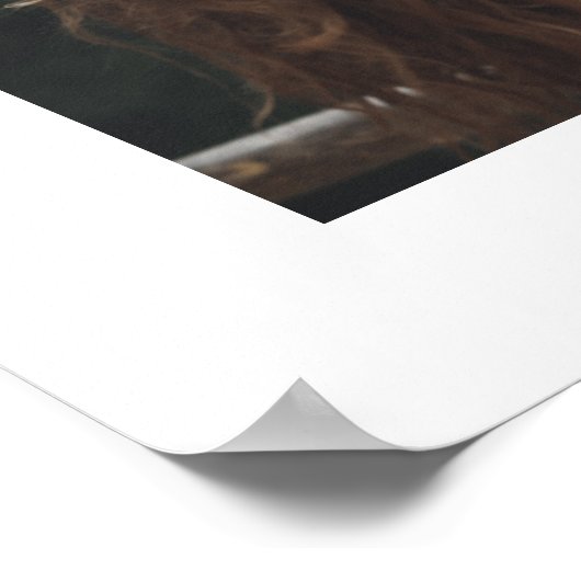 Chic Black Script Foto Wedding Welcome Sign Poster (Ecke)