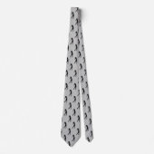 Chic Black Sports Lady Golfer Silhouette Neck Tie Krawatte (Vorderseite)