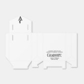 Chic Black Veterinary School Graduation Party Geschenkschachtel (Ungefaltet)