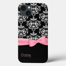 Chic Black & White Damask Case-Mate iPhone Hülle