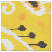Chic Black-white ikat-Stammmuster Stoff (Nahaufnahme)