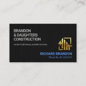 Chic Black Wire Mesh Women Contractor Handyman Visitenkarte (Vorderseite)