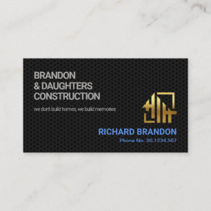 Chic Black Wire Mesh Women Contractor Handyman Visitenkarte