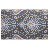Chic black yellow lila ikat tribal pattern stoff (Fat Quarter (45,7 x 55,9 cm))