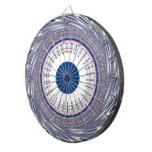 Chic blau dartscheibe (Vorderseite rechts)