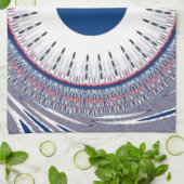 Chic blau geschirrtuch (Gefaltet)