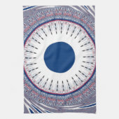 Chic blau geschirrtuch (Vertikal)