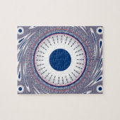 Chic blau puzzle (Horizontal)