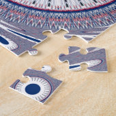 Chic blau puzzle (Seite)