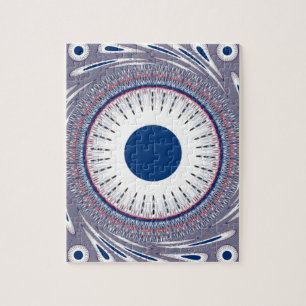 Chic blau puzzle