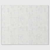 Chic Blaue Creme Geburtstag Geschenkpapier (Flach)