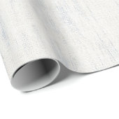 Chic Blaue Creme Geburtstag Geschenkpapier (Rolleneckpunkt)