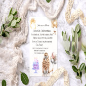 Chic Blonde Girl 13th Birthday Party Invitation Einladung