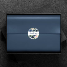 Chic Blooms | Navy Blue und Blush Vielen Dank