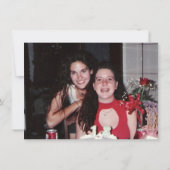 Chic Blooms | Navy und Pink Brautparty Gefragt Fot Einladung (Rückseite)