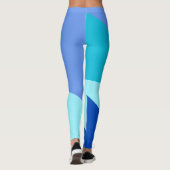 Chic Blue Angles Leggings (Rückseite)