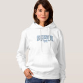 Chic Blue Bow Chinoiserie Senior Class of 2025 Hoodie