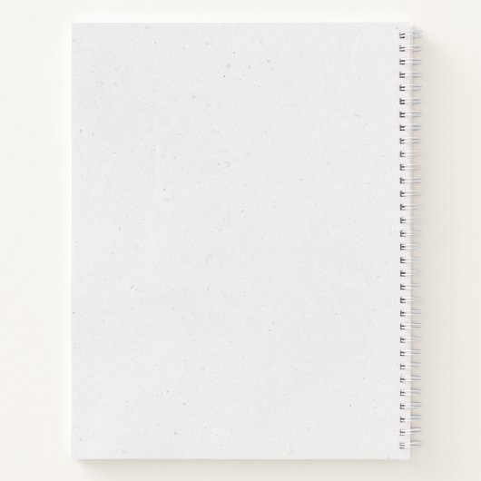 Chic Blue Butterfly Calligraphy Monogram Notizblock (Rückseite)