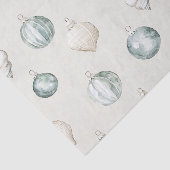 Chic Blue Cream Beach Weihnachten Seidenpapier (Ausschnitt)