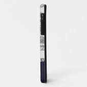 Chic Blue & Cream französische Toiletten Case-Mate iPhone Hülle (Hinten/Links)