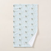 Chic Blue Dragonflies Dream Badhandtuch Set (Handtuch)