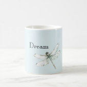 Chic Blue Dragonfly Dream Kaffeetasse (Mittel)