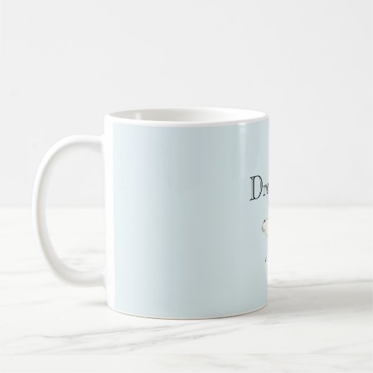 Chic Blue Dragonfly Dream Kaffeetasse (Links)