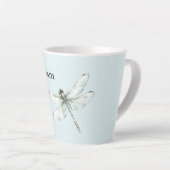 Chic Blue Dragonfly Dream Milchtasse (Rechte Ecke)