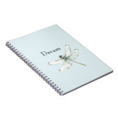 Chic Blue Dragonfly Dream Notizblock (Rechte Seite)