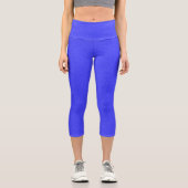 Chic Blue Floral Capris (Vorderseite)